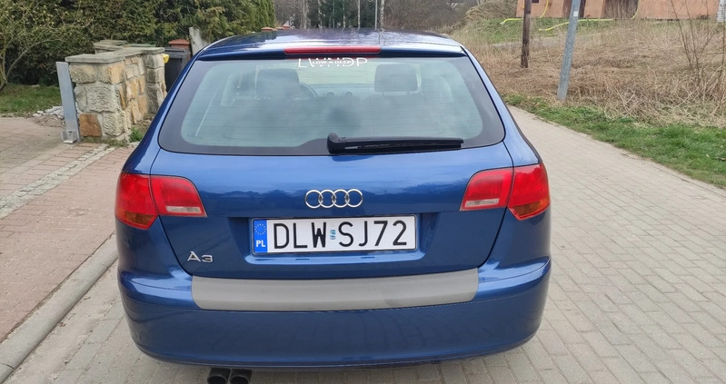 Audi A3 cena 21000 przebieg: 257000, rok produkcji 2007 z Sucha Beskidzka małe 106